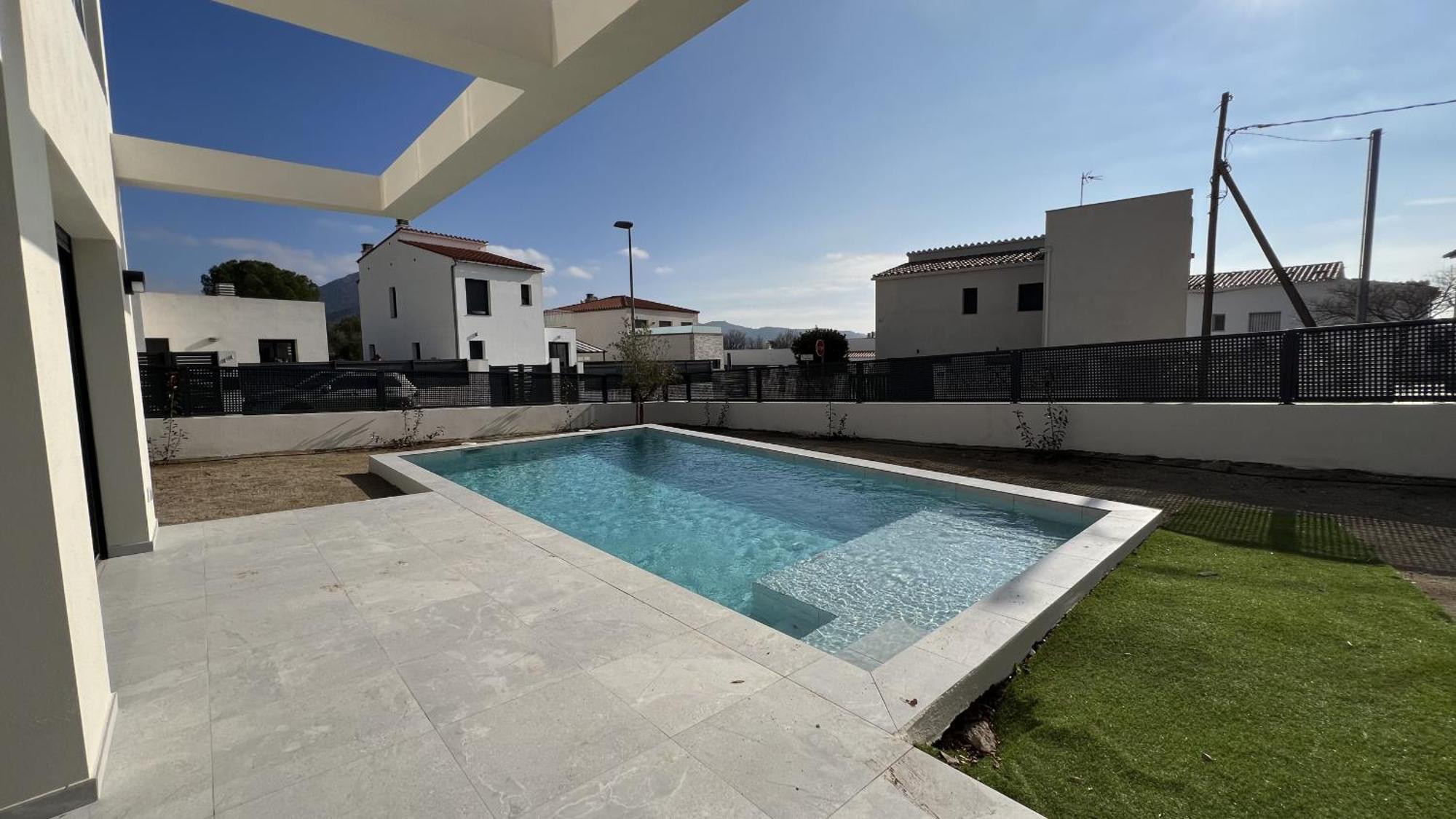 Casa Moderna Roses Con Piscina Y Jardin Mas Bosca, Roses Villa Palau Saverdera Exterior photo